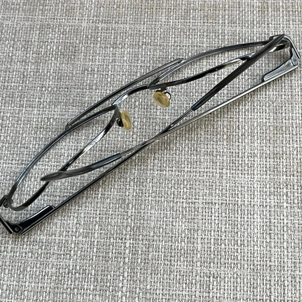 Timberland Men Eyeglasses Frame Gunmetal Tone Metal Glasses 145 P506 - Picture 7 of 12